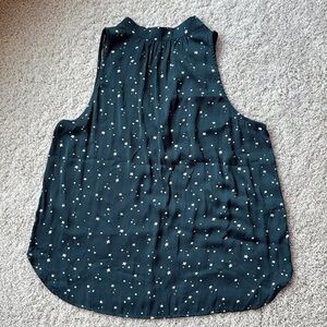 David Lerner sleeveless blouse Size XL